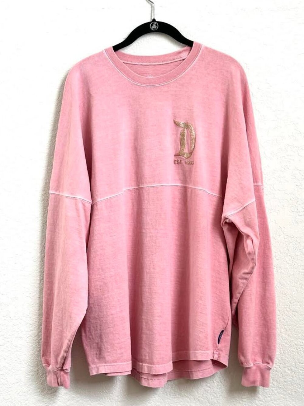 Disneyland Resort Spirit Jersey Pink Gold Glittery Lettering - Picture 8 of 14